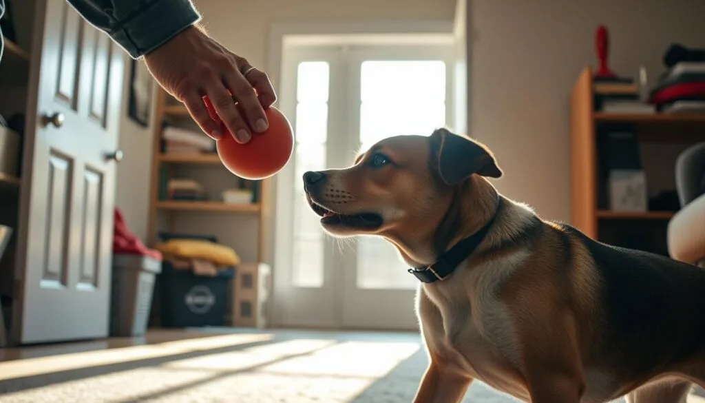 Dog Retrieve Training Preparation