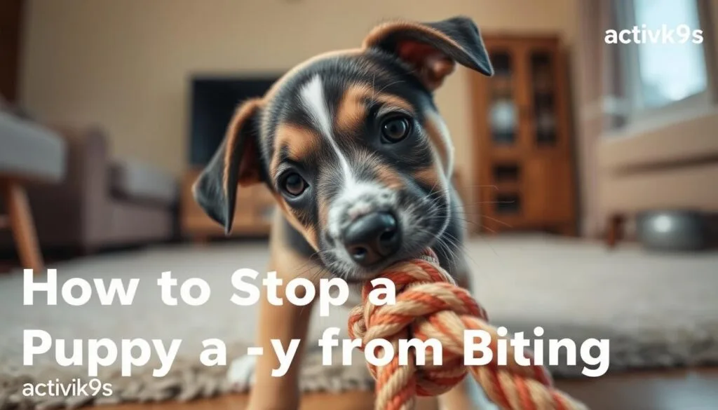 puppy biting
